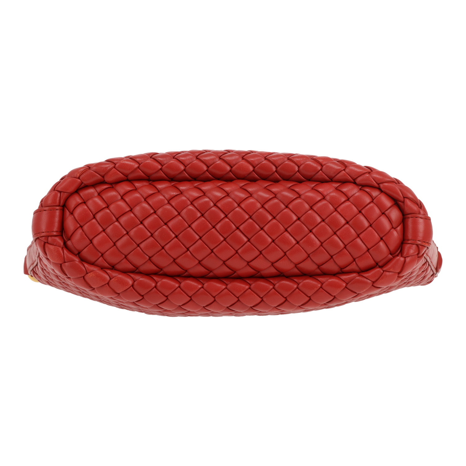Borsa Bottega Veneta   in pelle intrecciata rossa - Detail D1