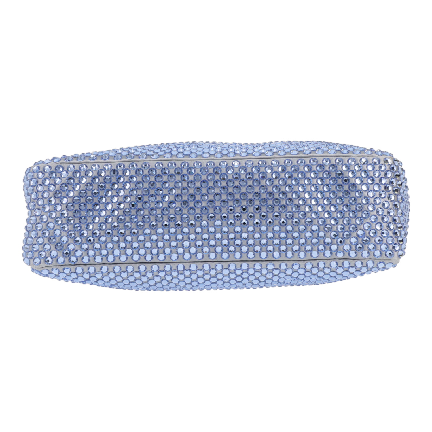 Prada  Re-Edition 2000 handbag  in blue canvas with crystals - Detail D1