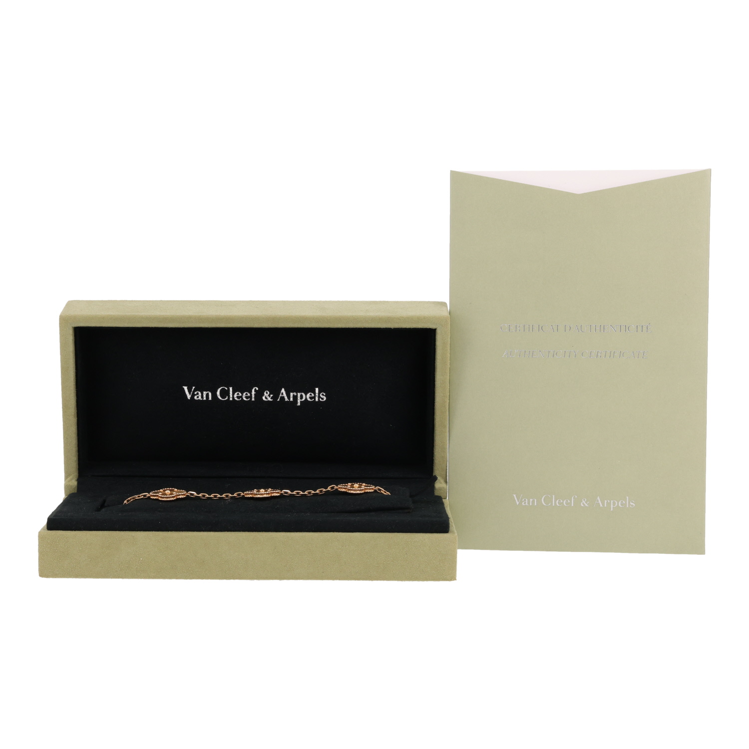 Bracciale Van Cleef & Arpels Vintage Alhambra in oro giallo