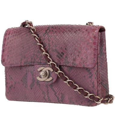 Borsa a tracolla Chanel  Timeless Mini in pitone viola