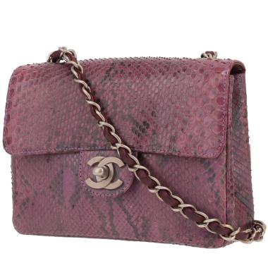 Sac bandoulière Chanel  Timeless Mini Carré en python violet