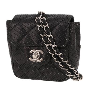 Borsa a tracolla Chanel   in pelle trapuntata nera