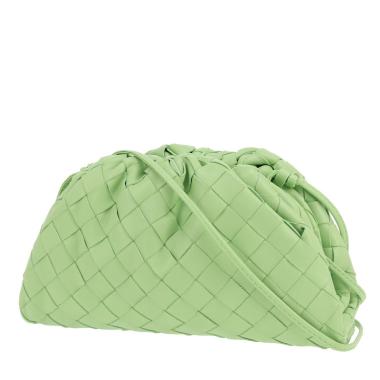 Sac bandoulière Bottega Veneta  Pouch mini  en cuir intrecciato vert
