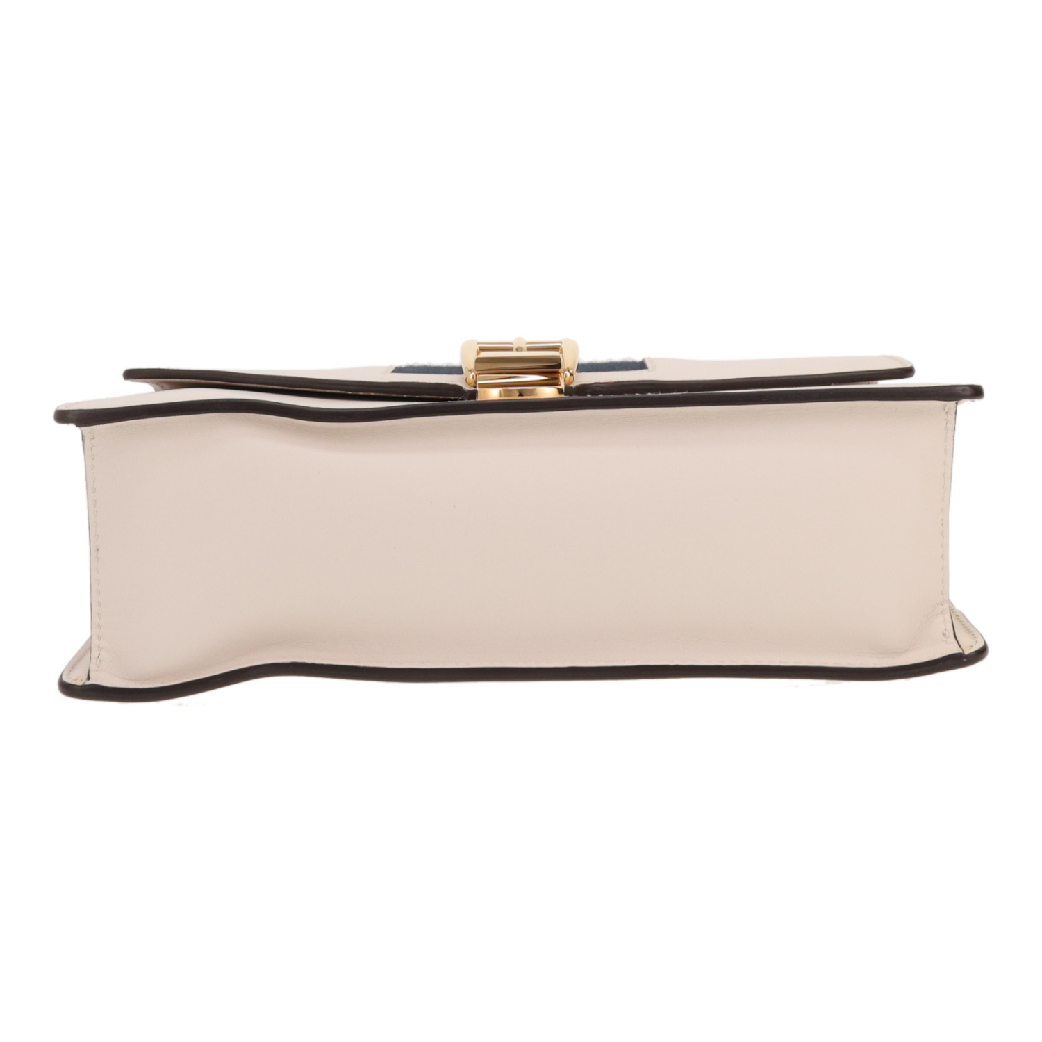 Sac à main Gucci  Sylvie en cuir blanc - Detail D1