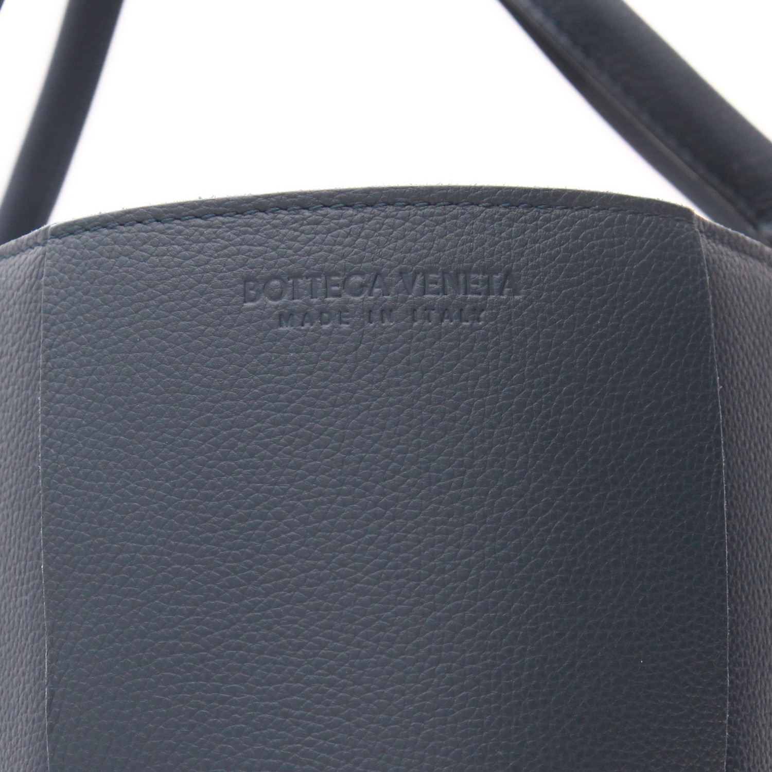 Sac cabas Bottega Veneta  Arco en cuir intrecciato bleu - Detail D2