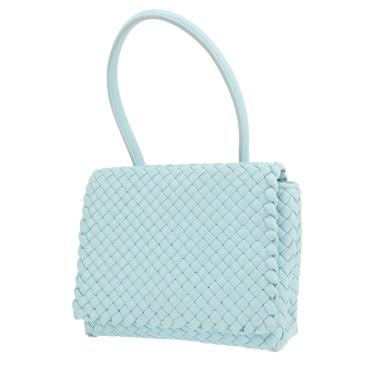 Sac à main Bottega Veneta   en cuir intrecciato bleu