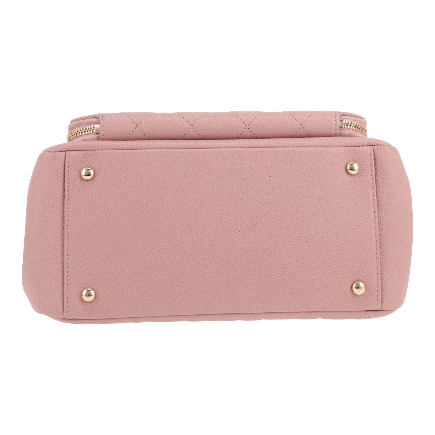 Borsa Chanel  Executive in pelle martellata rosa - Detail D1