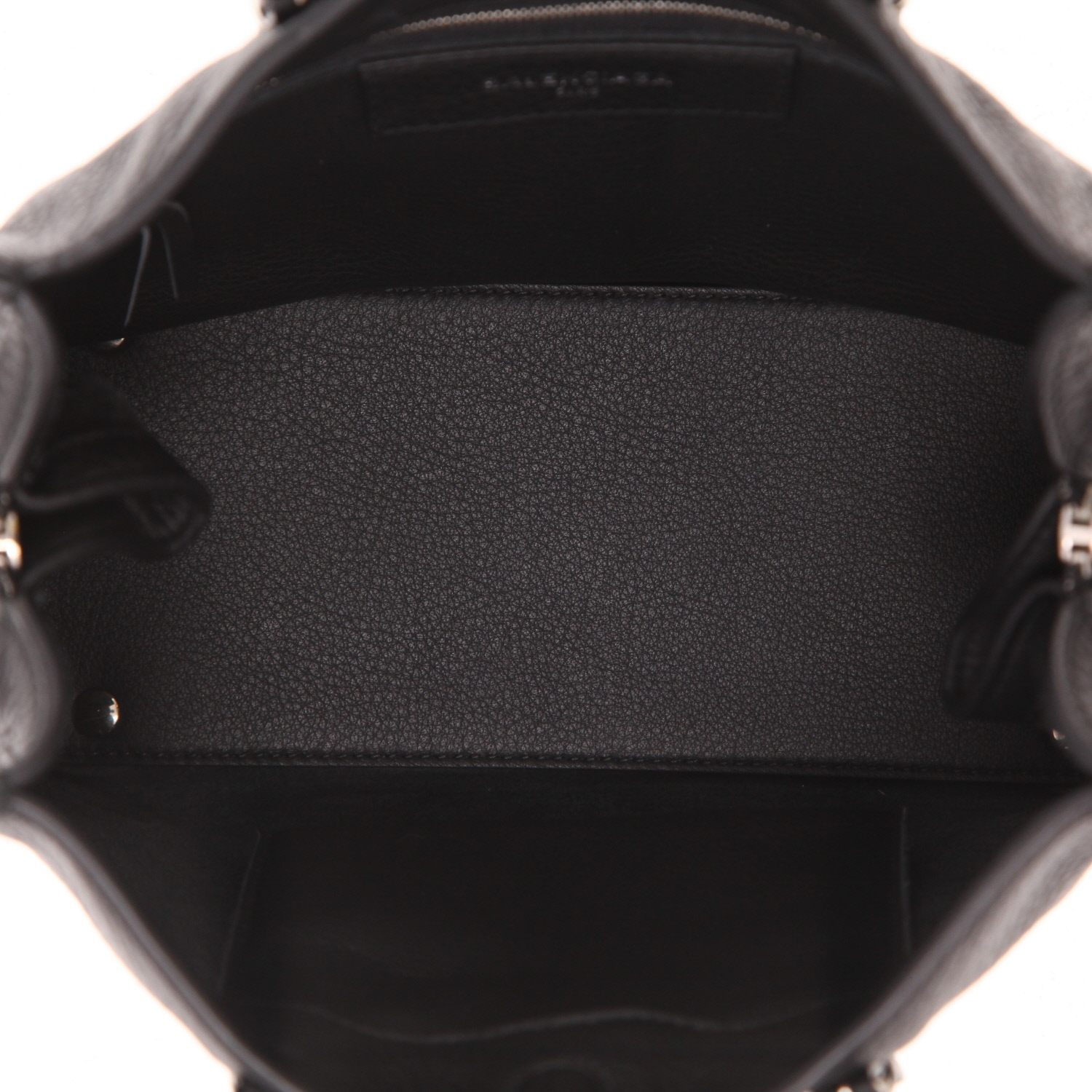 Bolso de mano Balenciaga  Papier en cuero negro - Detail D3