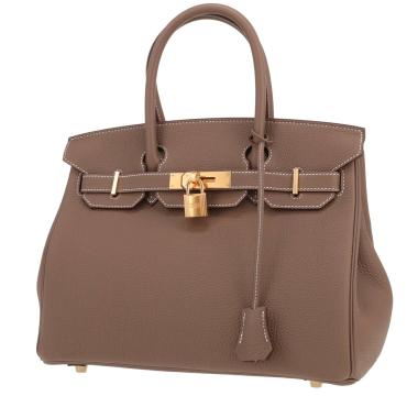 Borsa Hermès  Birkin 30 cm in pelle togo etoupe