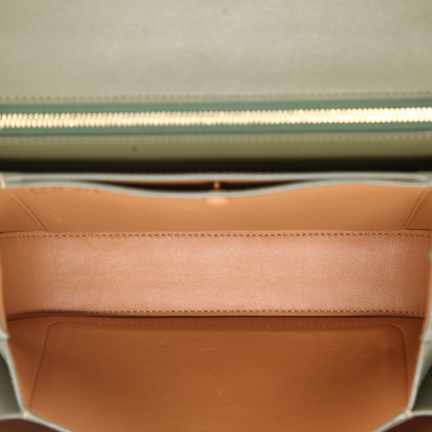 Bolso bandolera Loewe  Goya en cuero verde Almendra - Detail D3