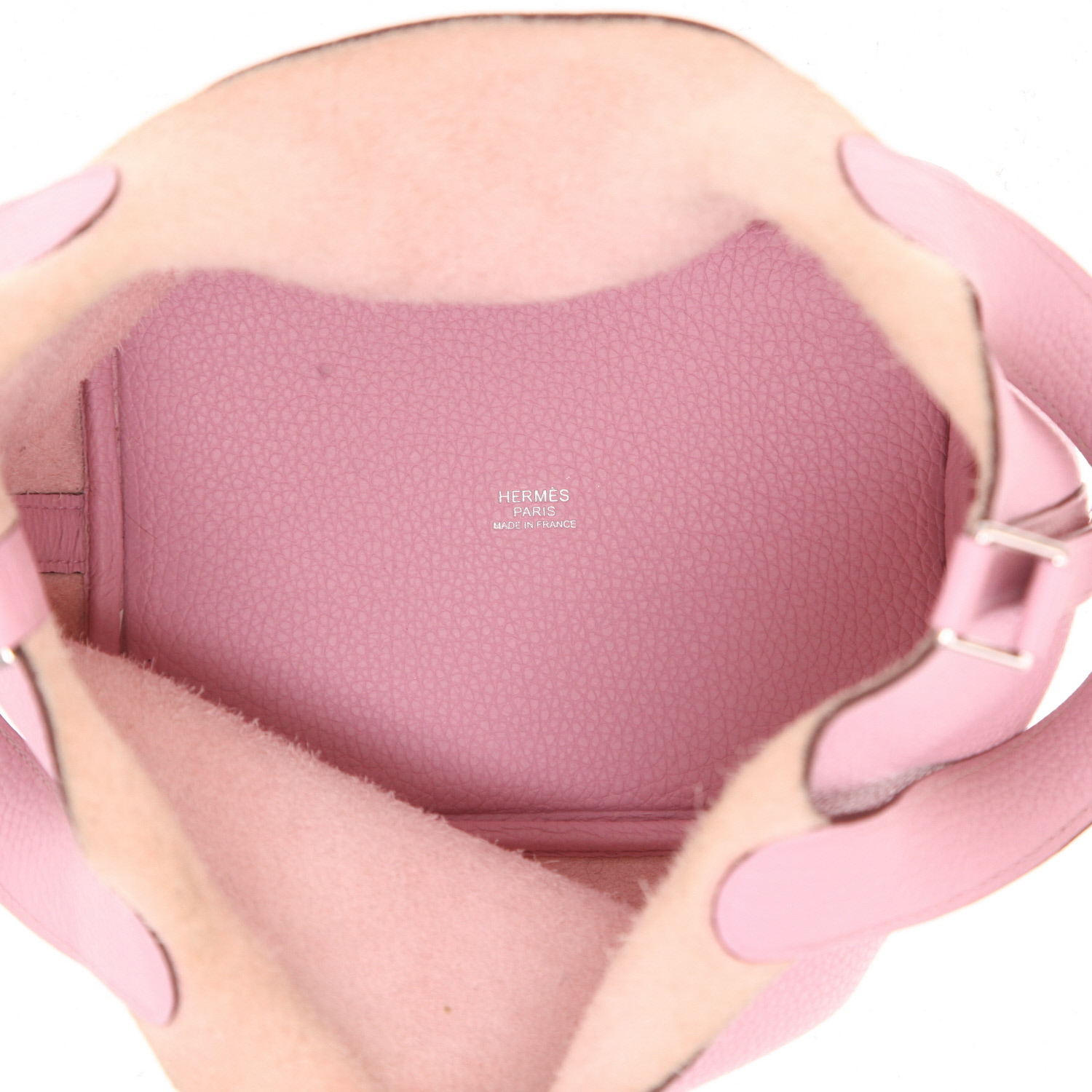 Borsa Hermès  Picotin 18 cm in pelle taurillon clemence rosa - Detail D3