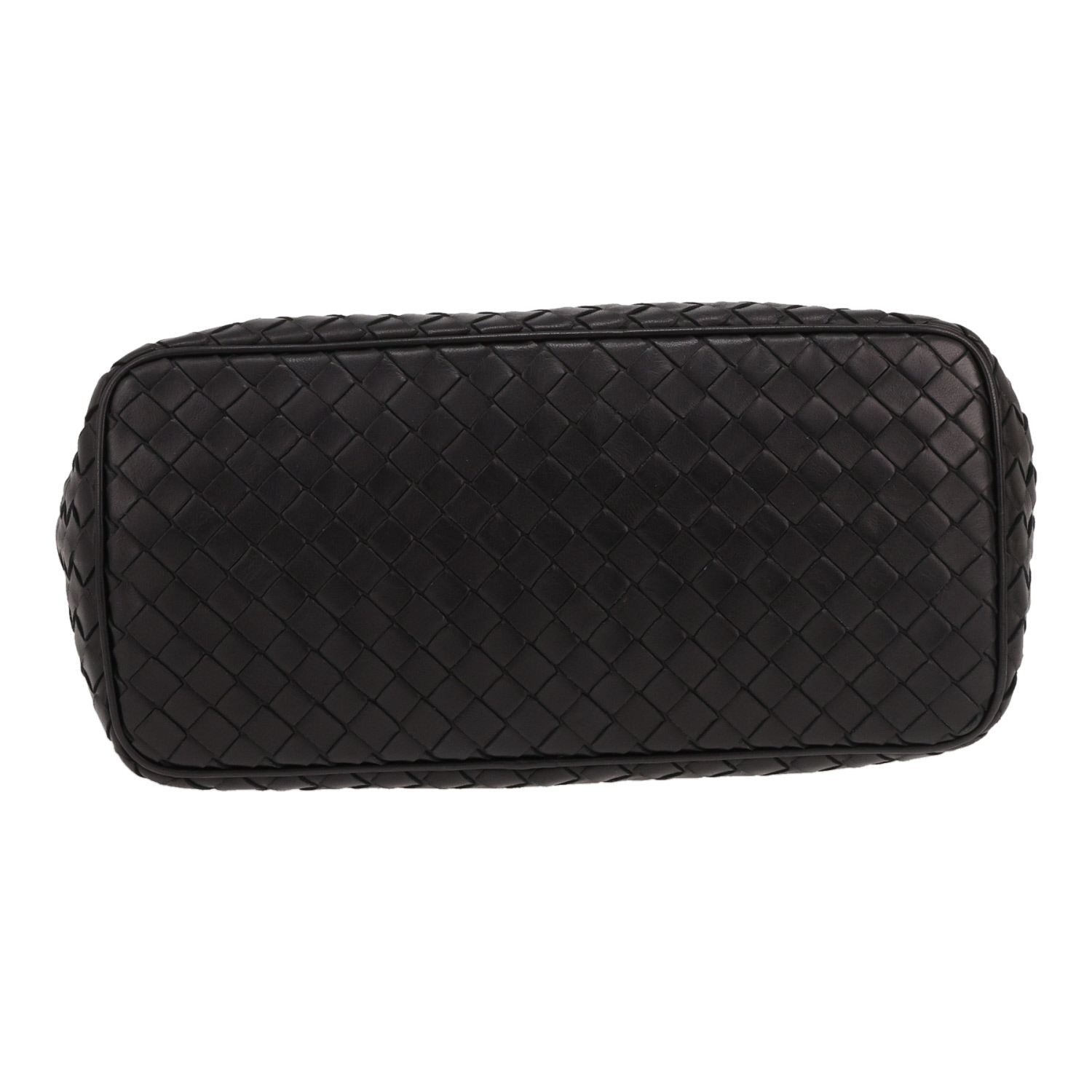Borsa Bottega Veneta in pelle intrecciata nera - Detail D1