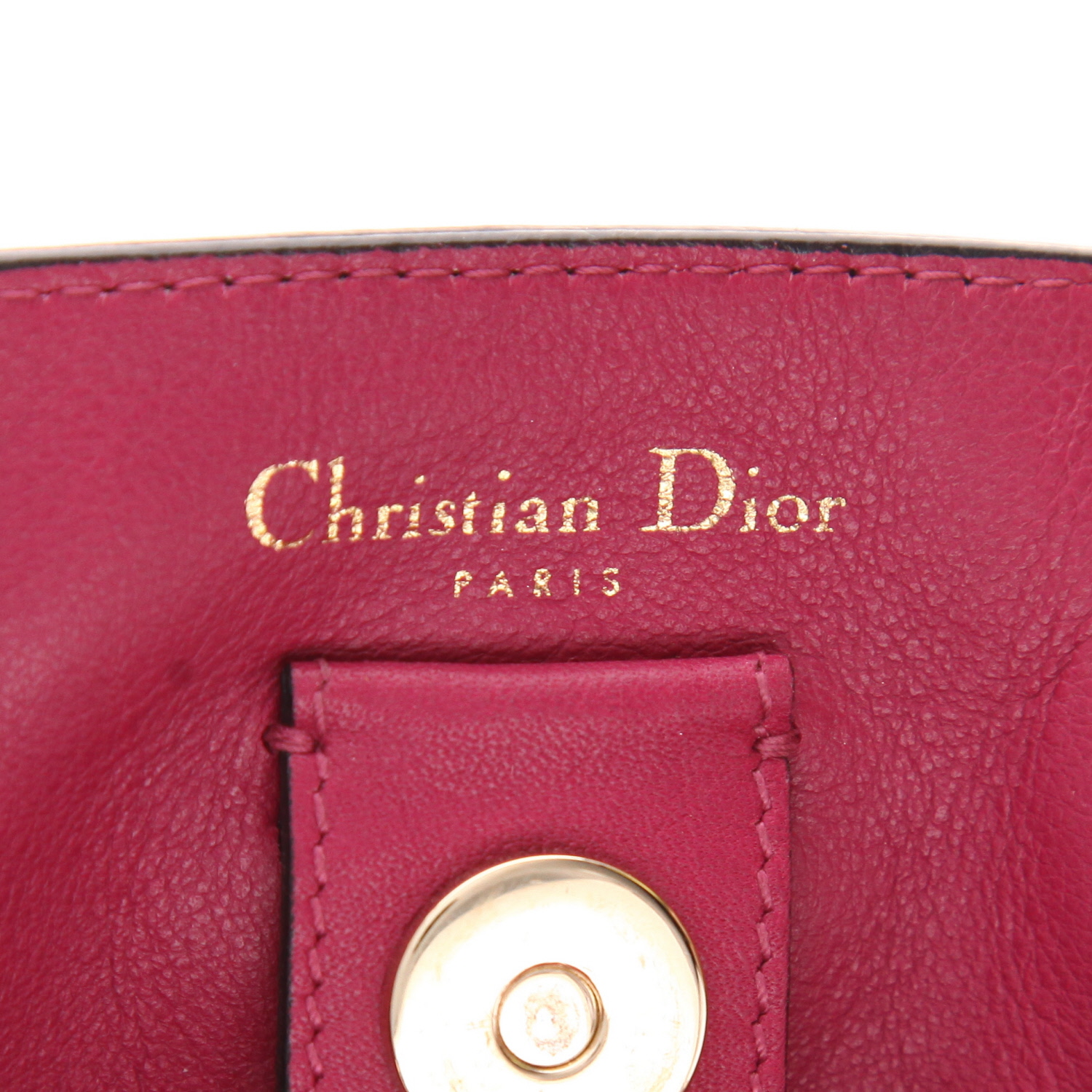 Borsa Dior  Diorissimo in pelle martellata nera - Detail D2