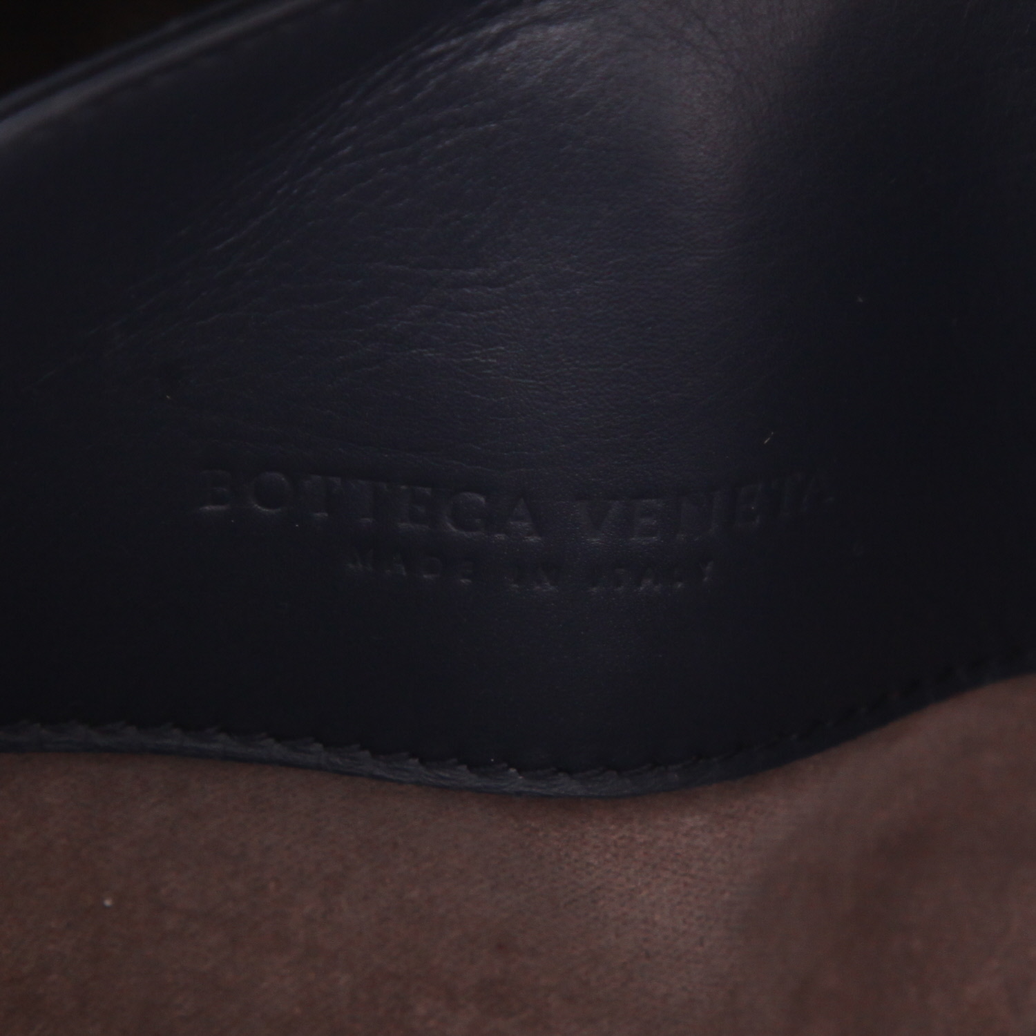 Bottega Veneta  Roma handbag  in blue intrecciato leather - Detail D2