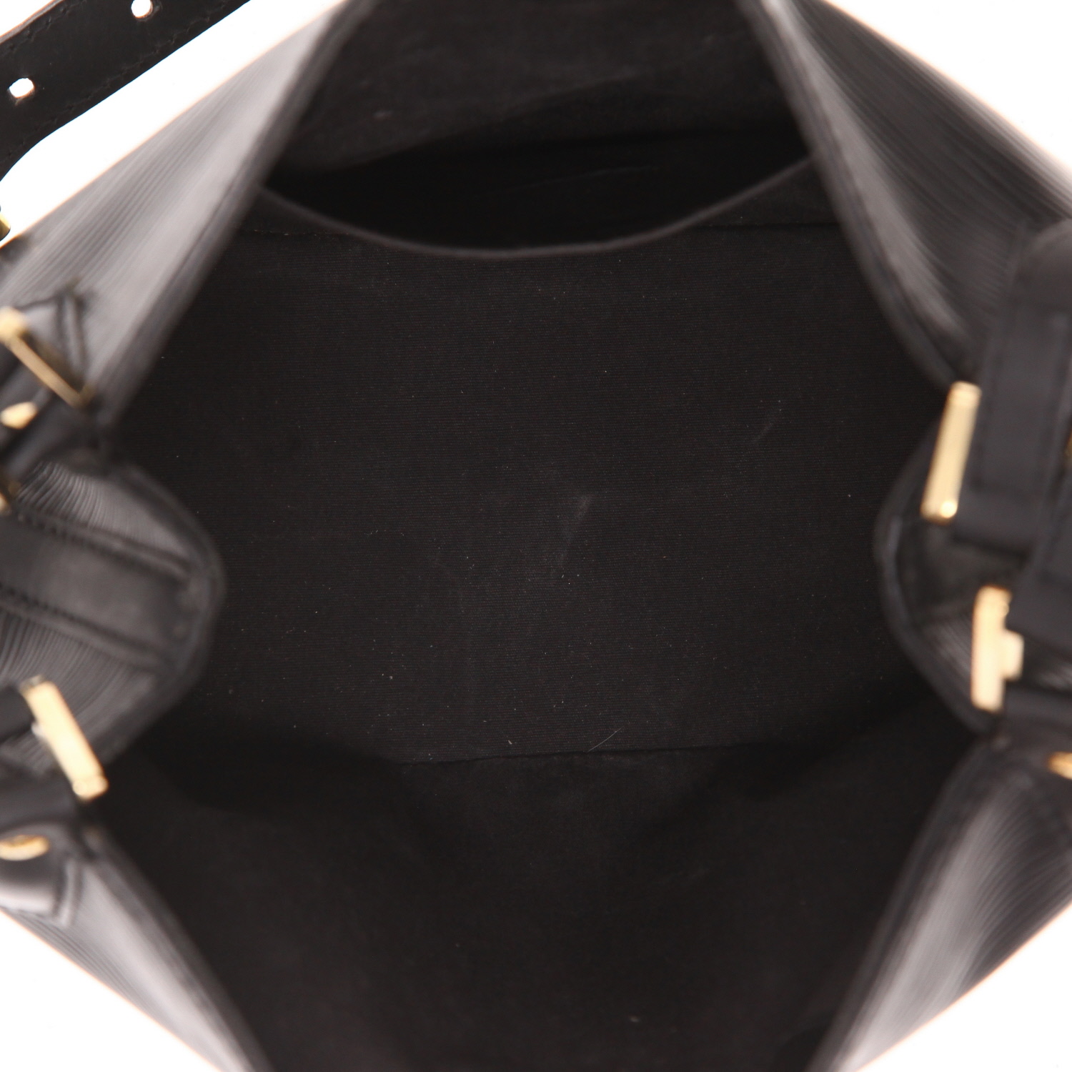 Bolso de mano Louis Vuitton   en cuero Epi negro - Detail D3