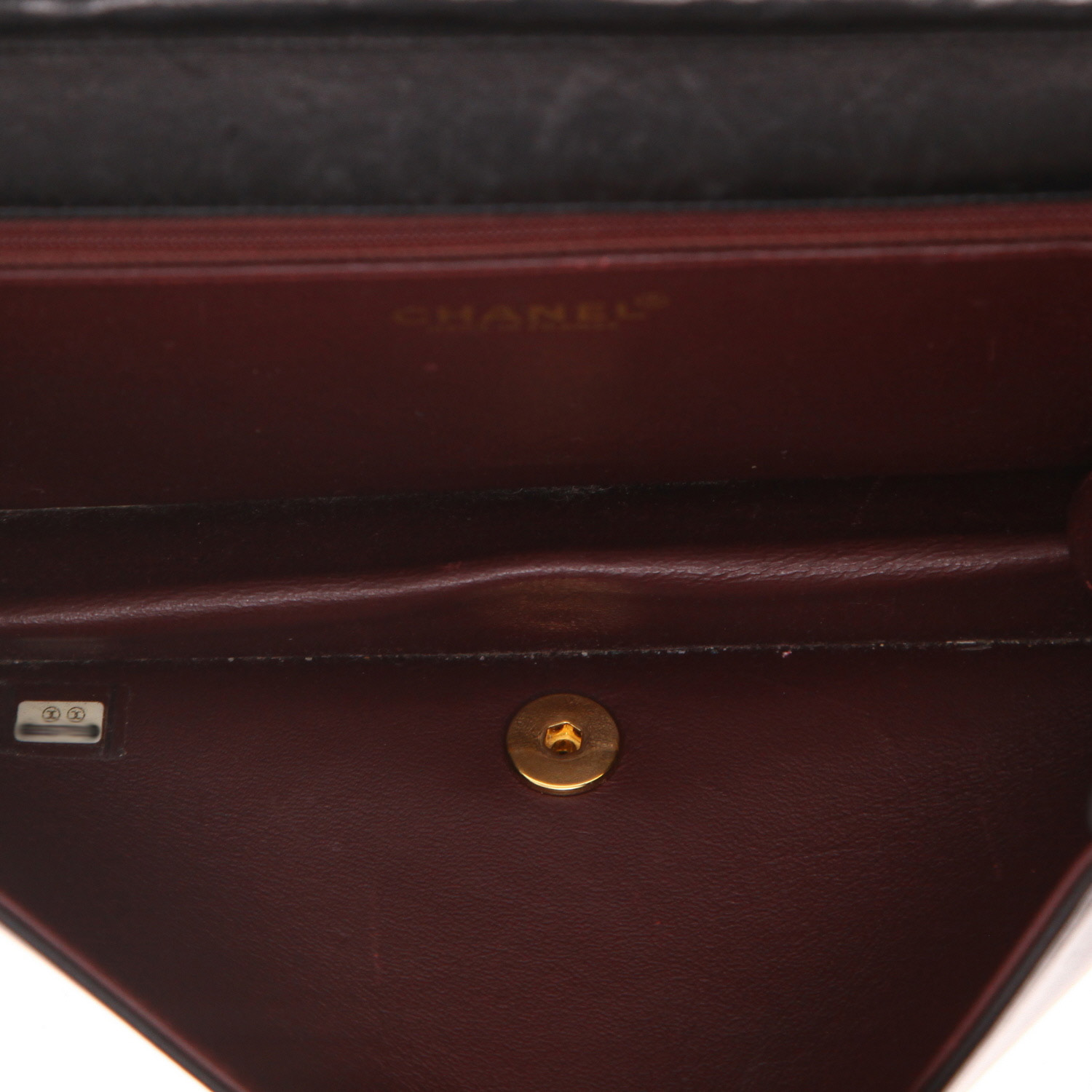 Bolso bandolera Chanel  Mademoiselle en cuero acolchado negro - Detail D3