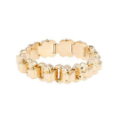Vintage   1950's Tank bracelet in yellow gold