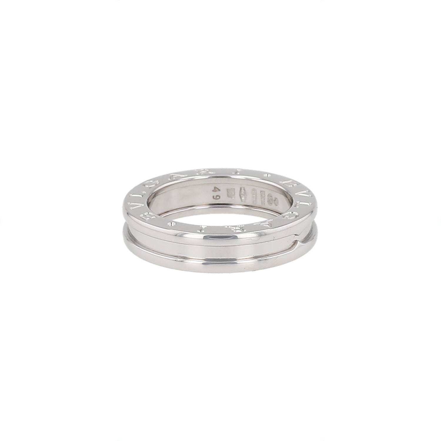Bague Bulgari B.Zero1 Or Blanc Petit Modèle Occasion Bague Bulgari B.Zero1 Or Blanc Petit Modèle Occasion