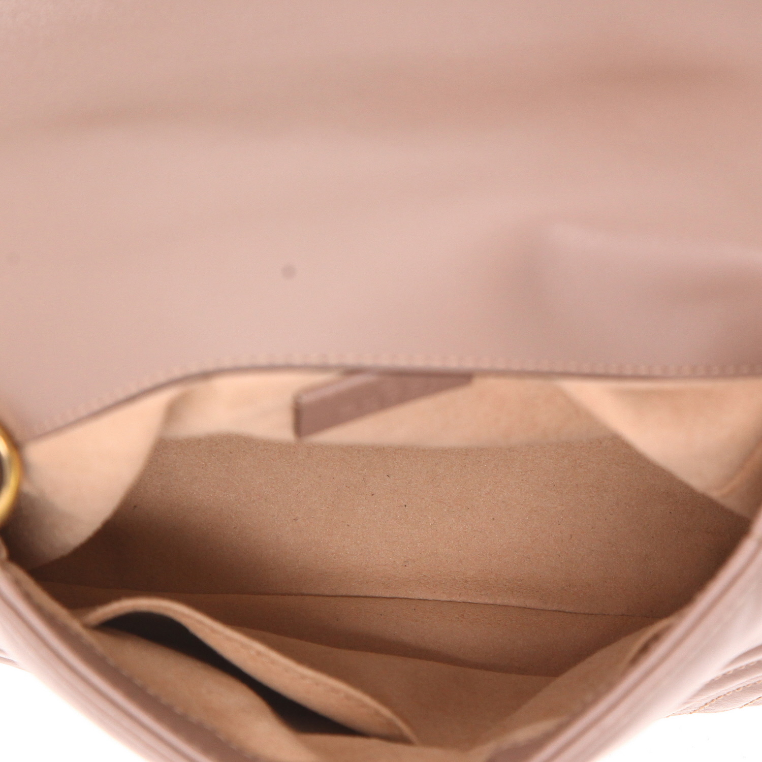 Gucci  GG Marmont shoulder bag  in taupe quilted leather - Detail D3