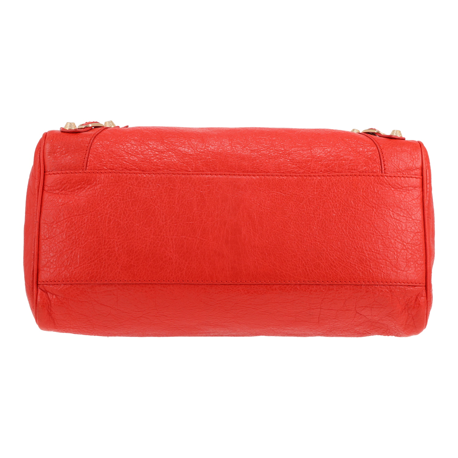 Bolso bandolera Balenciaga  City en cuero usado rojo - Detail D1