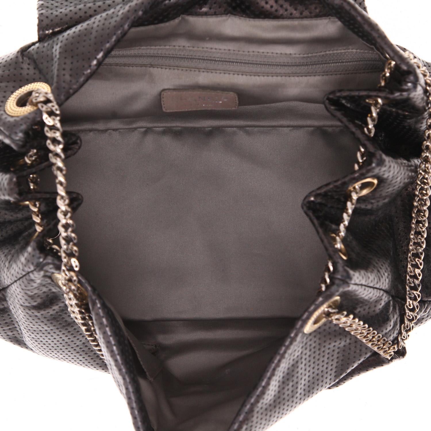 Sac à main Chanel   en cuir noir - Detail D3