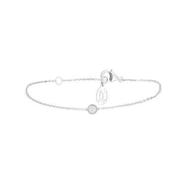Brazalete Cartier Cartier d'Amour mini modelo de oro blanco y diamante