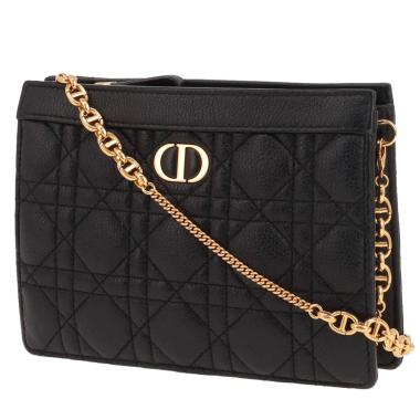 Dior  Every Dior shoulder bag  in black leather cannage
