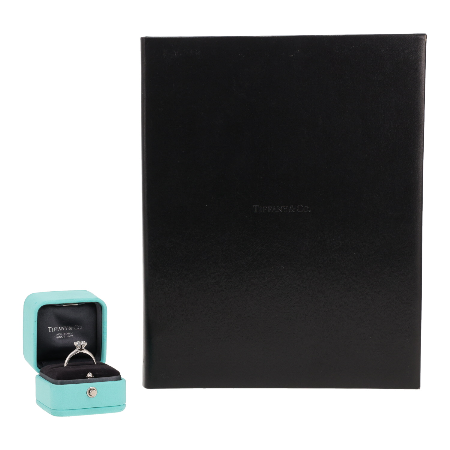 Anello Tiffany & Co Setting in platino e diamante - Detail D2