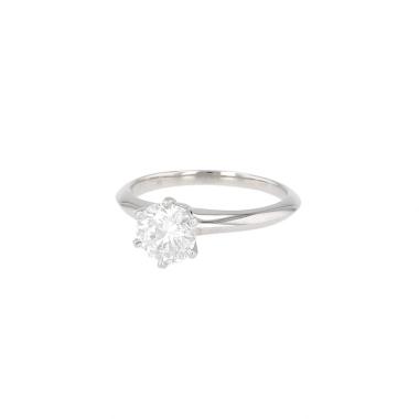 Tiffany & Co Setting ring in platinium and diamond