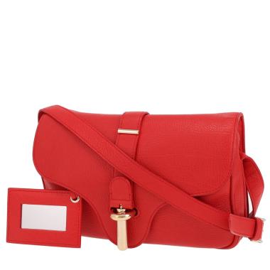 Sac bandoulière Balenciaga   en cuir rouge