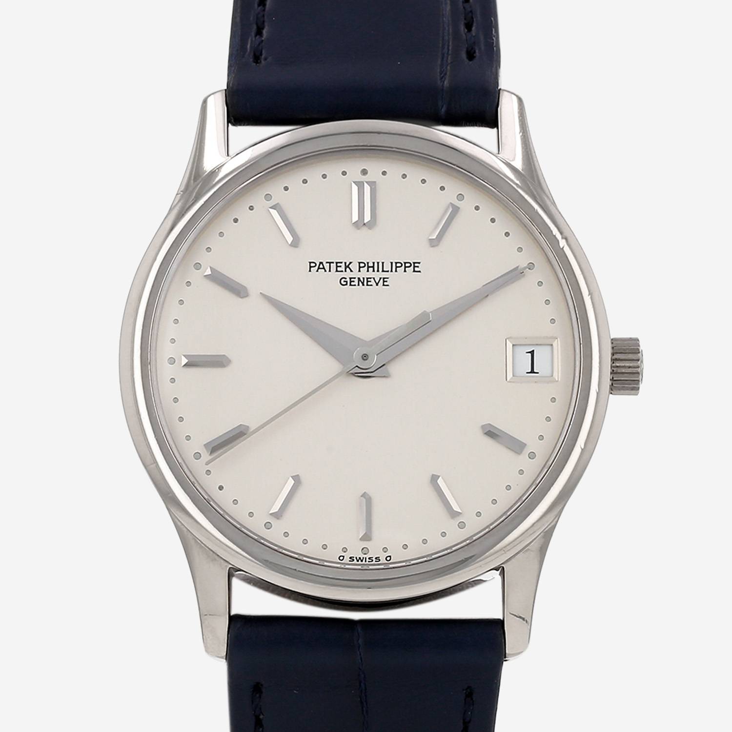 Patek Philippe Calatrava in white gold Ref: Patek Philippe - 3998 Circa 1990