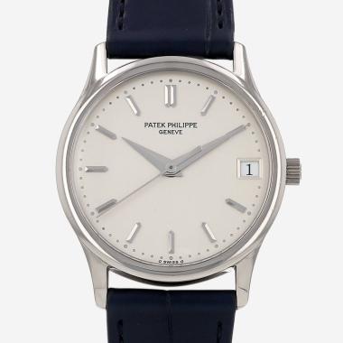 Montre Patek Philippe Calatrava en or blanc Ref: Patek Philippe - 3998  Vers 1990