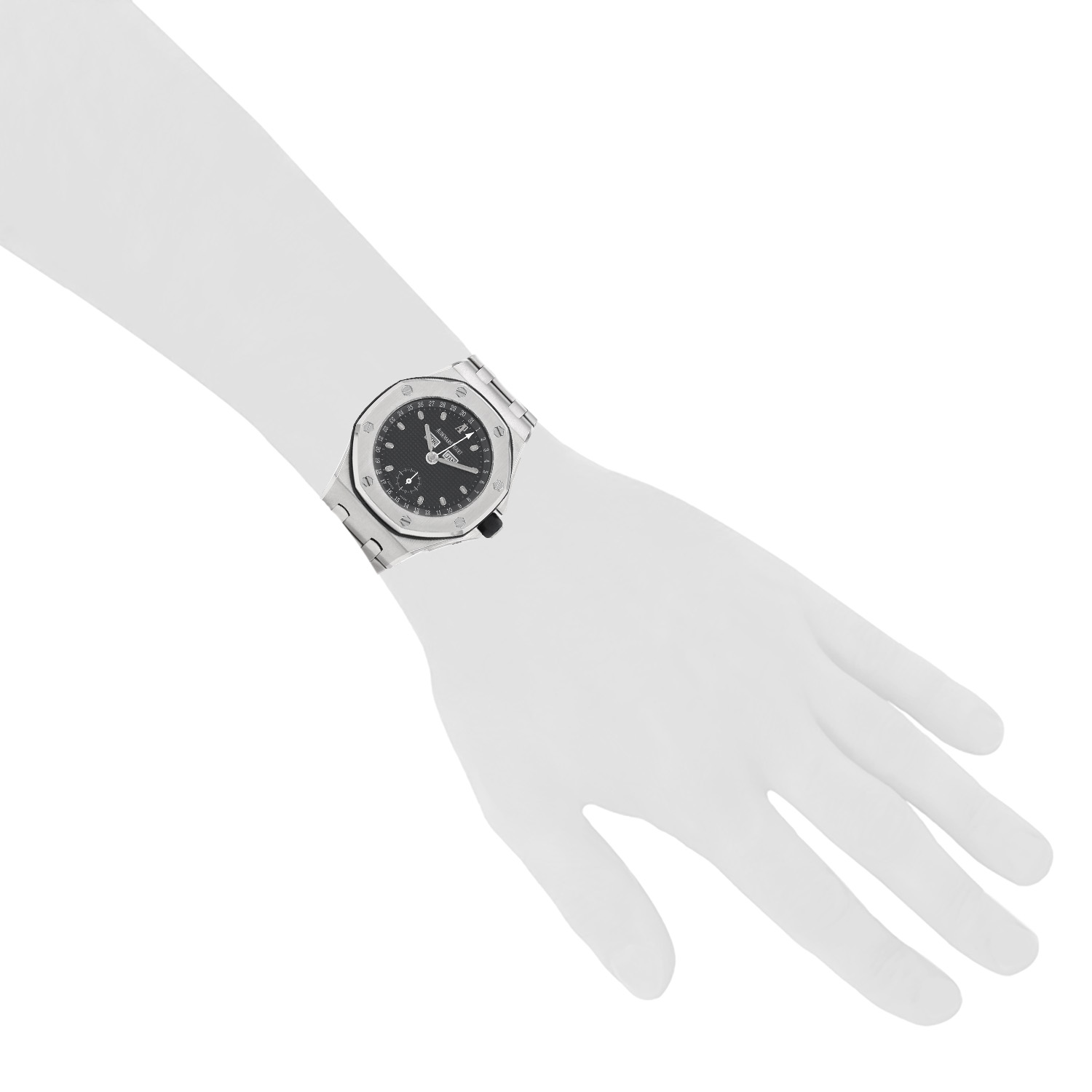 Audemars Piguet Royal Oak Offshore Calendar watch in steel, Ref: Audpig - 25807ST  Circa 1990 - Detail D1