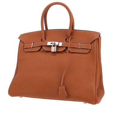 Borsa Hermès Birkin da 35 cm in pelle Togo Gold