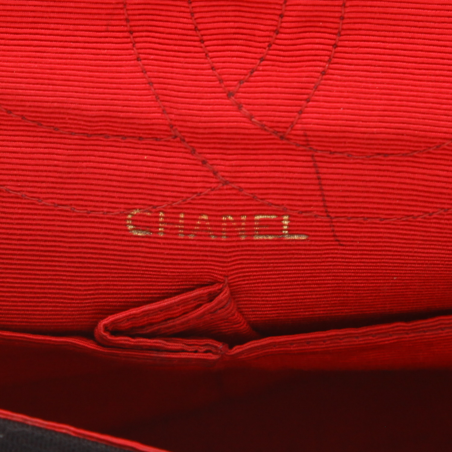 Sac à main Chanel  Vintage en jersey noir - Detail D2