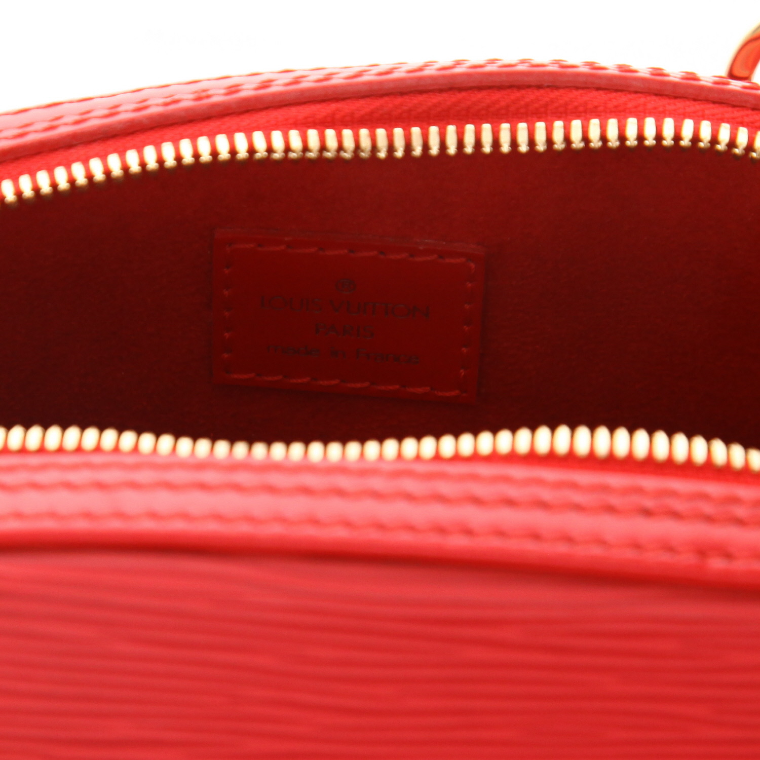 Sac à main Louis Vuitton  Jasmin en cuir épi rouge - Detail D2