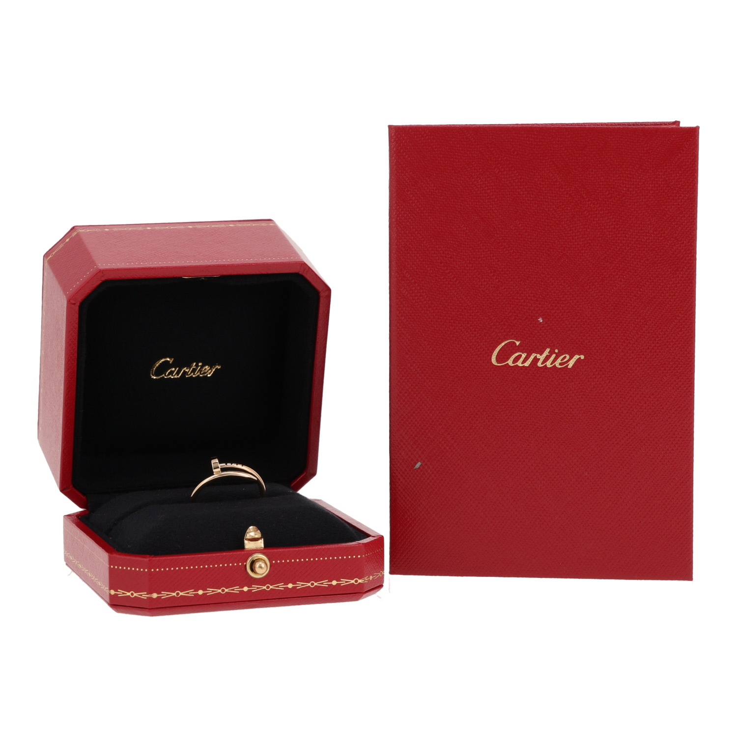 Sortija Cartier Juste un clou modelo pequeño de oro amarillo - Detail D2