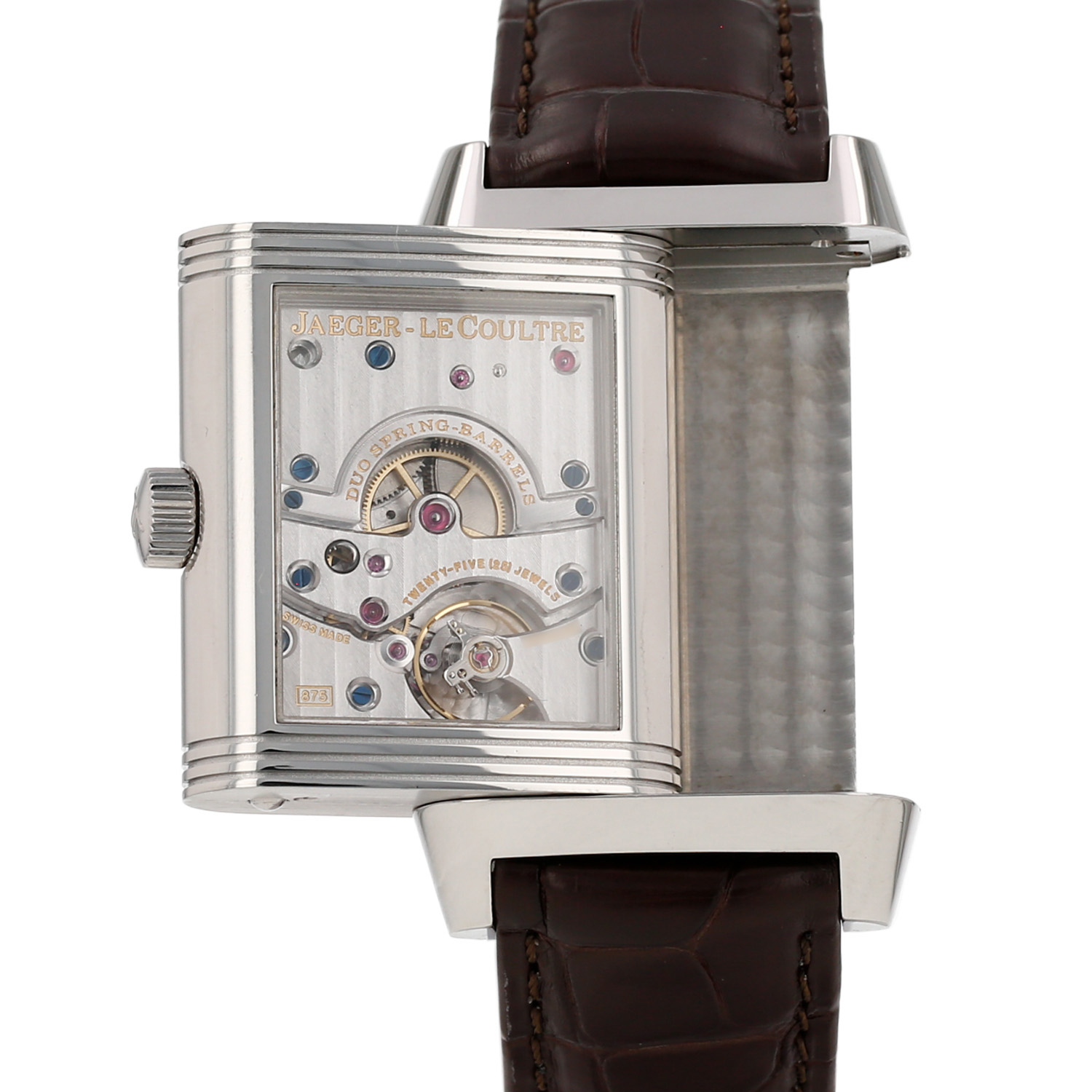 Jaeger-LeCoultre Reverso Grande Date  in stainless steel Ref: Jaeger Lecoultre - 240815  Circa 2000 - Detail D3