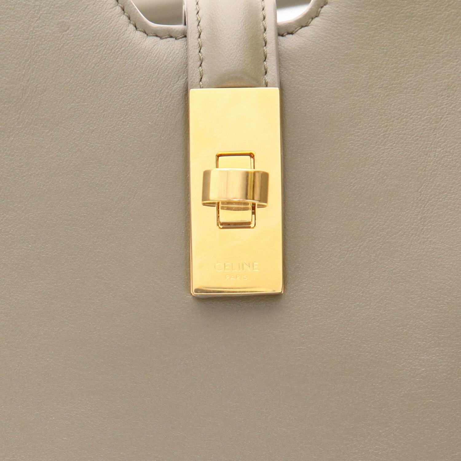 Borsa Celine Camille 16 Soft in pelle verde - Detail D2