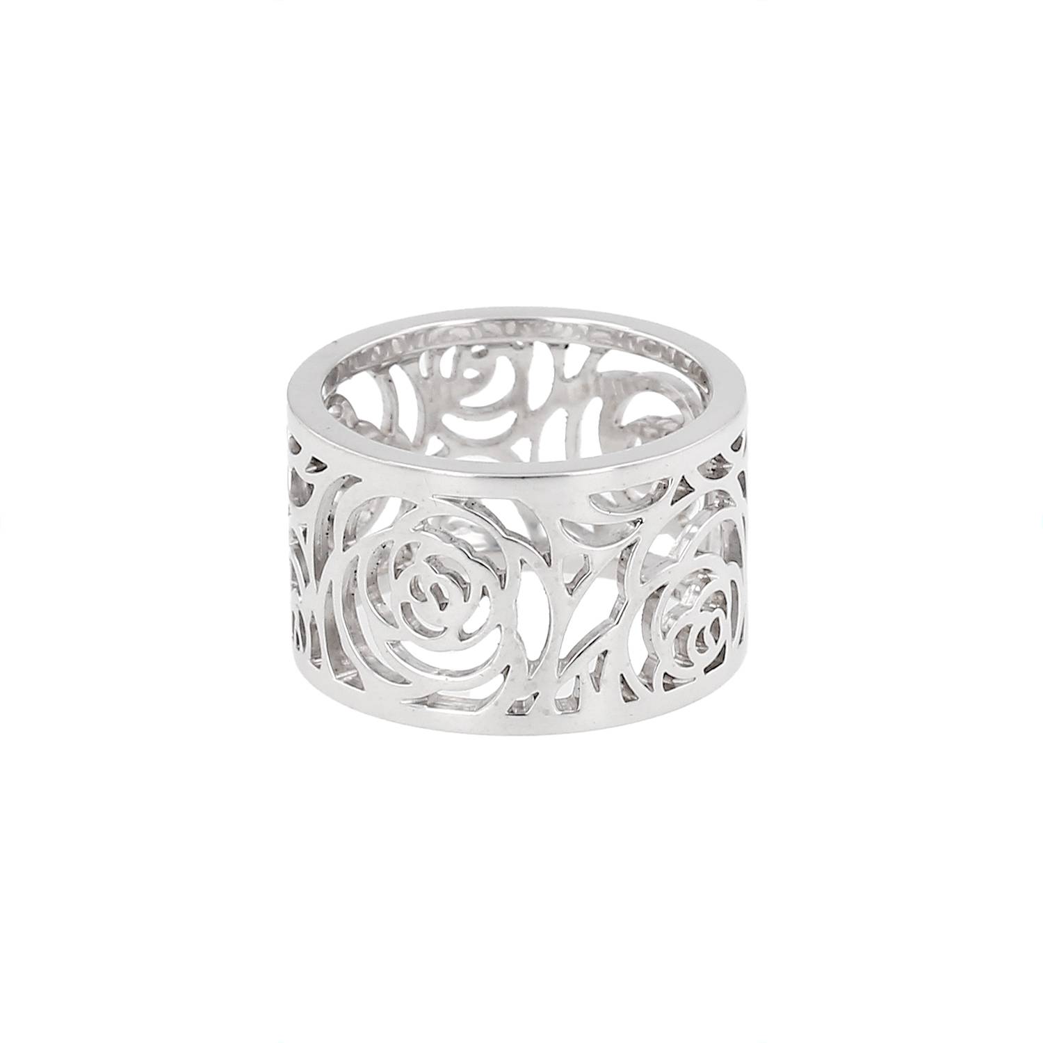 Bague Chanel Camélia Fil Or Blanc Occasion Bague Chanel Camélia Fil Or Blanc Occasion