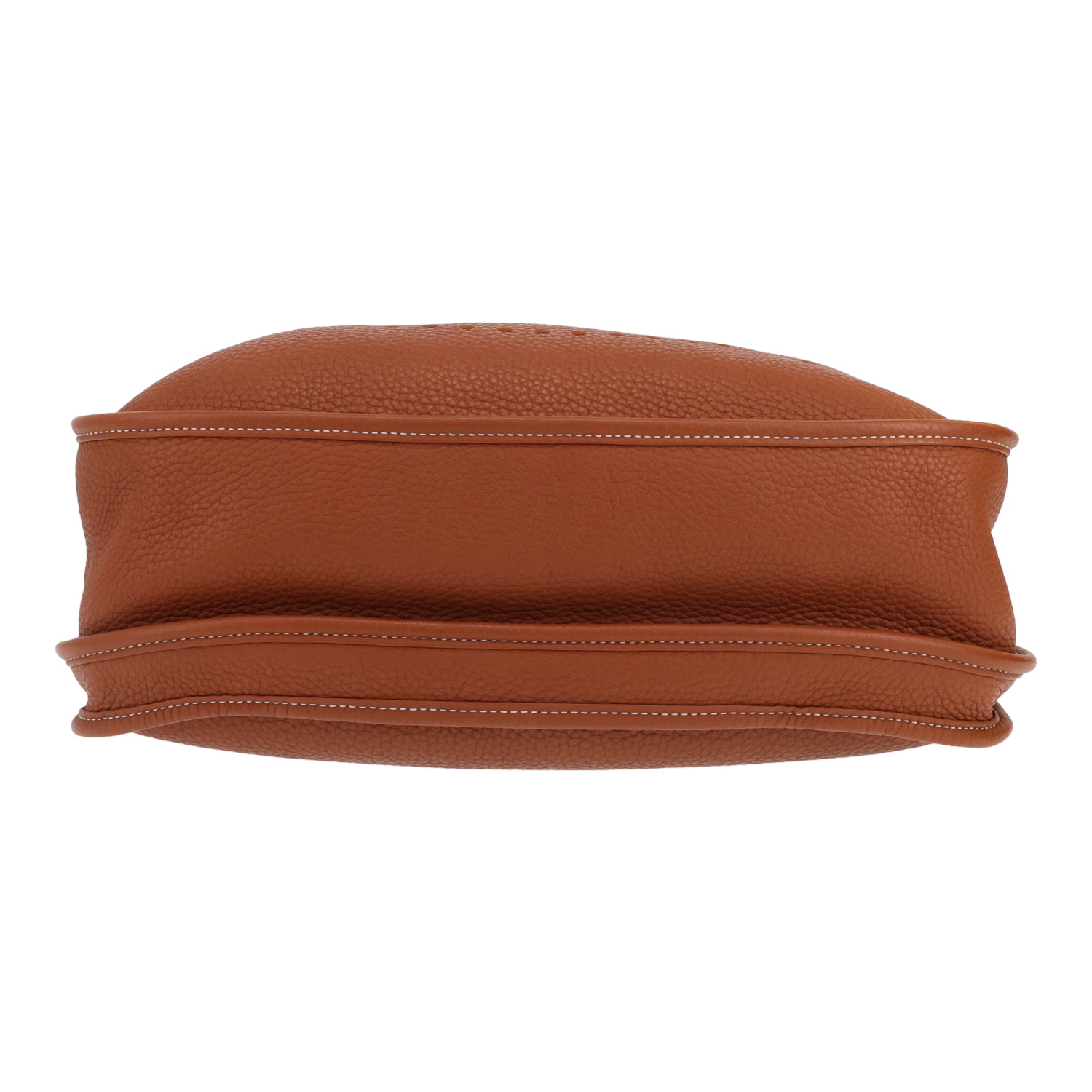 Borsa a tracolla Hermès  Evelyne 29 cm in pelle togo gold - Detail D1