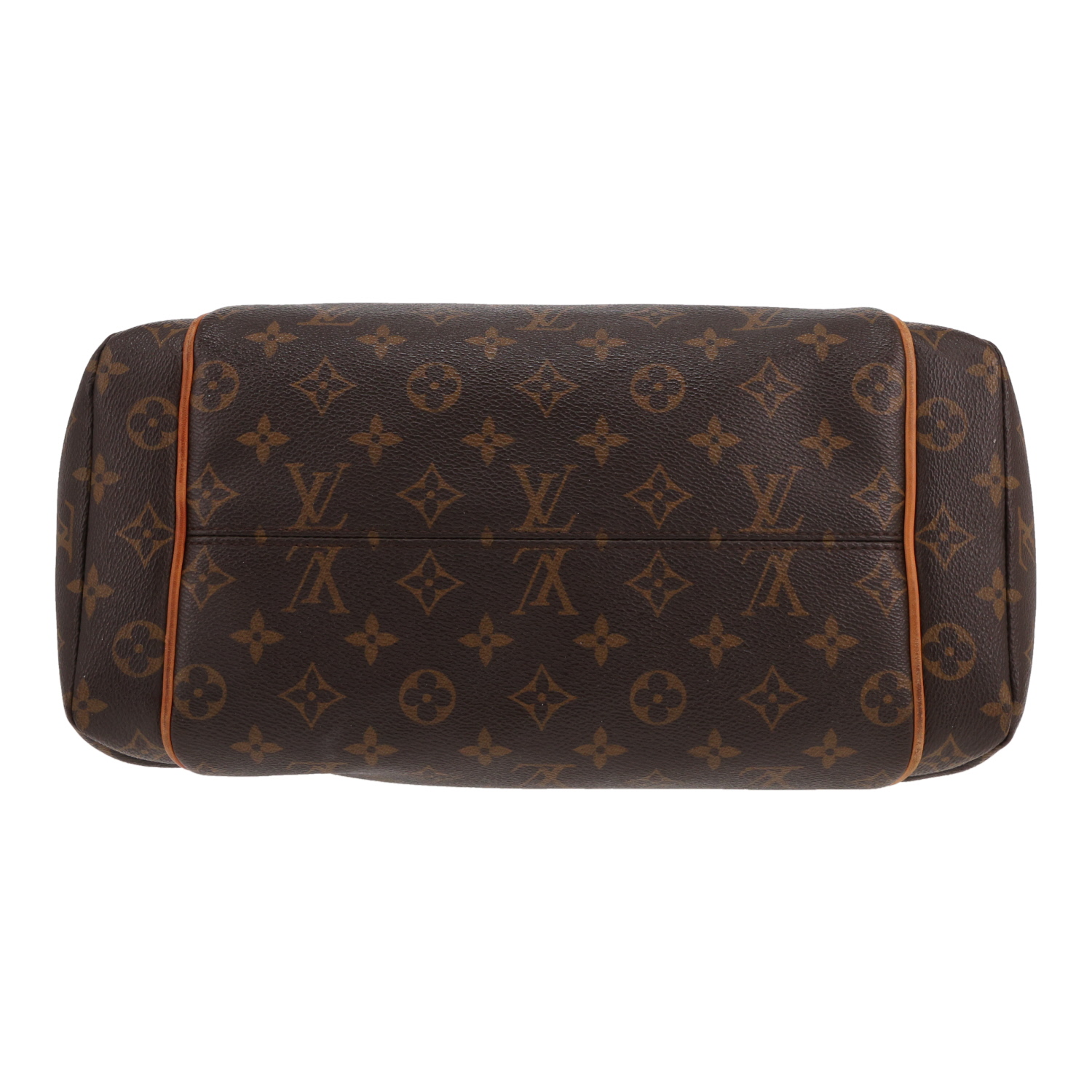 Louis Vuitton  Totally handbag  in brown monogram canvas  and natural leather - Detail D1