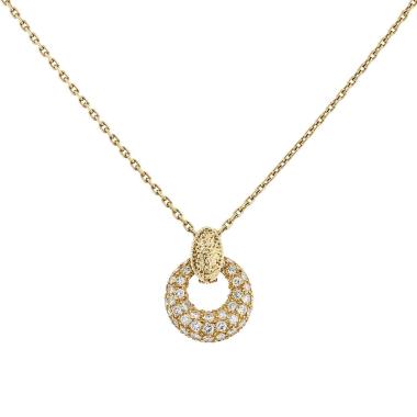 Ciondolo  trasformabile Van Cleef & Arpels Angélique in oro giallo, diamanti e pietre fini