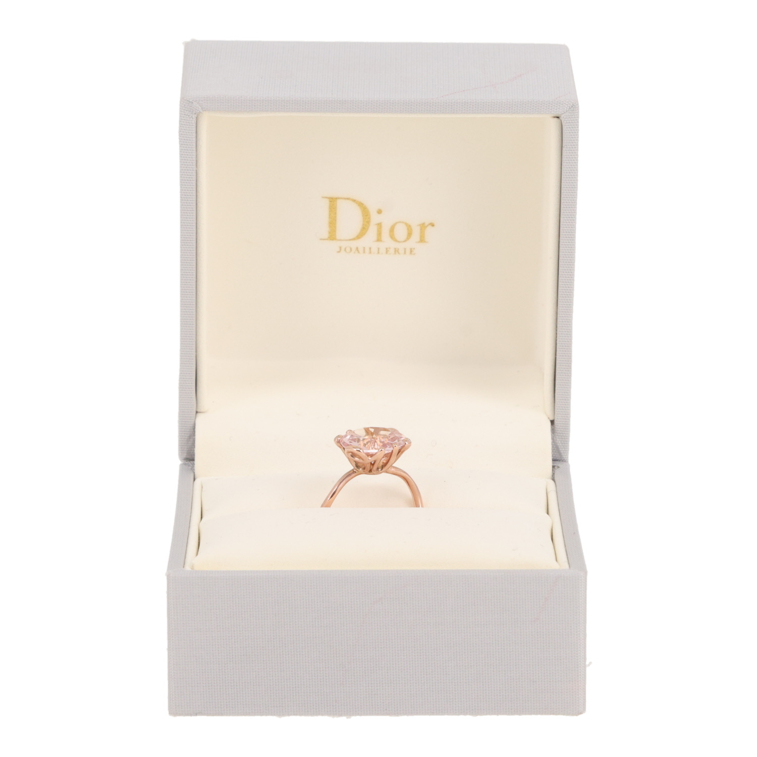 Anello Dior Oui in oro rosa e morganite - Detail D2