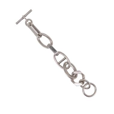 Bracciale Hermès Alea taglia XL in argento