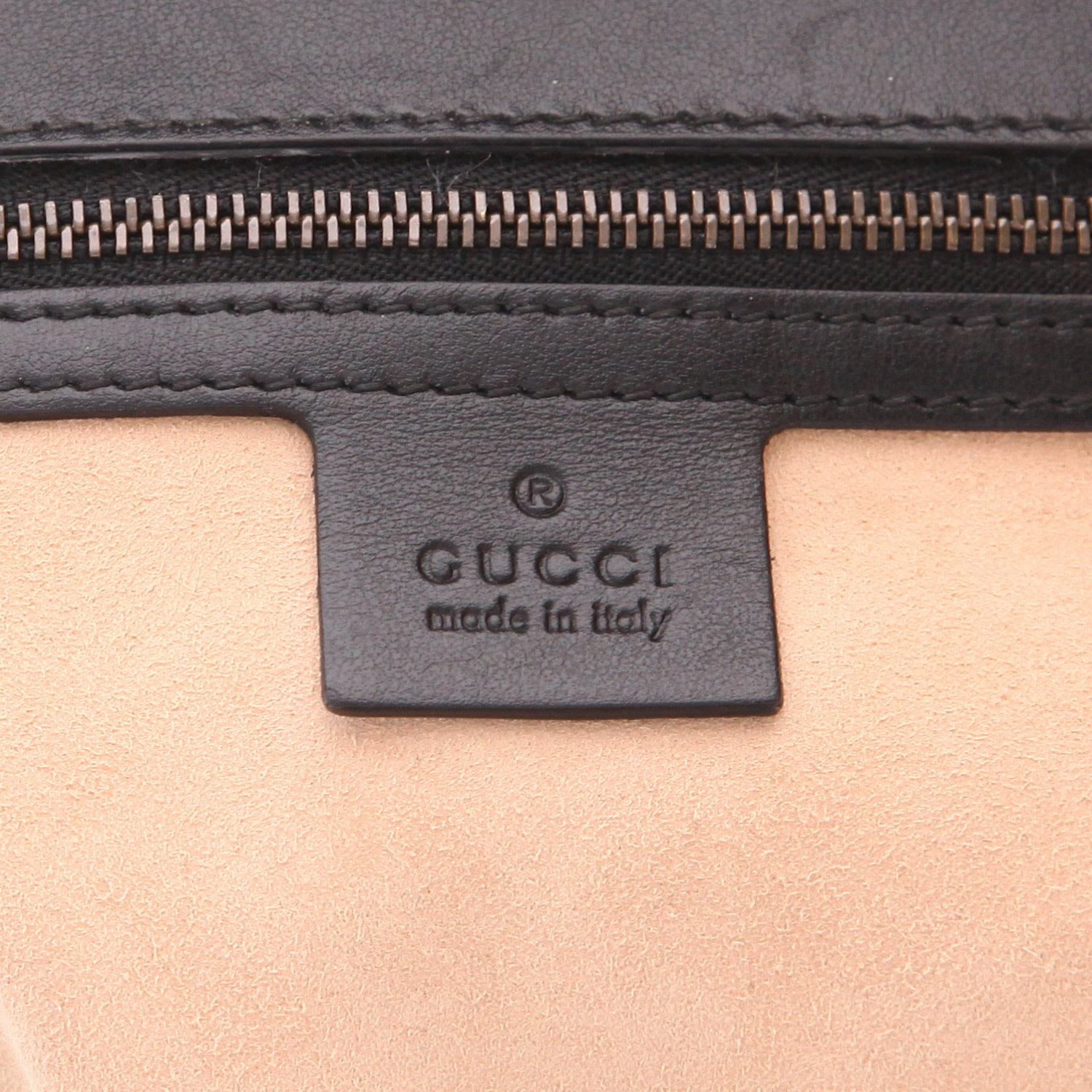 Borsa a tracolla Gucci  GG Marmont in pelle trapuntata nera - Detail D2