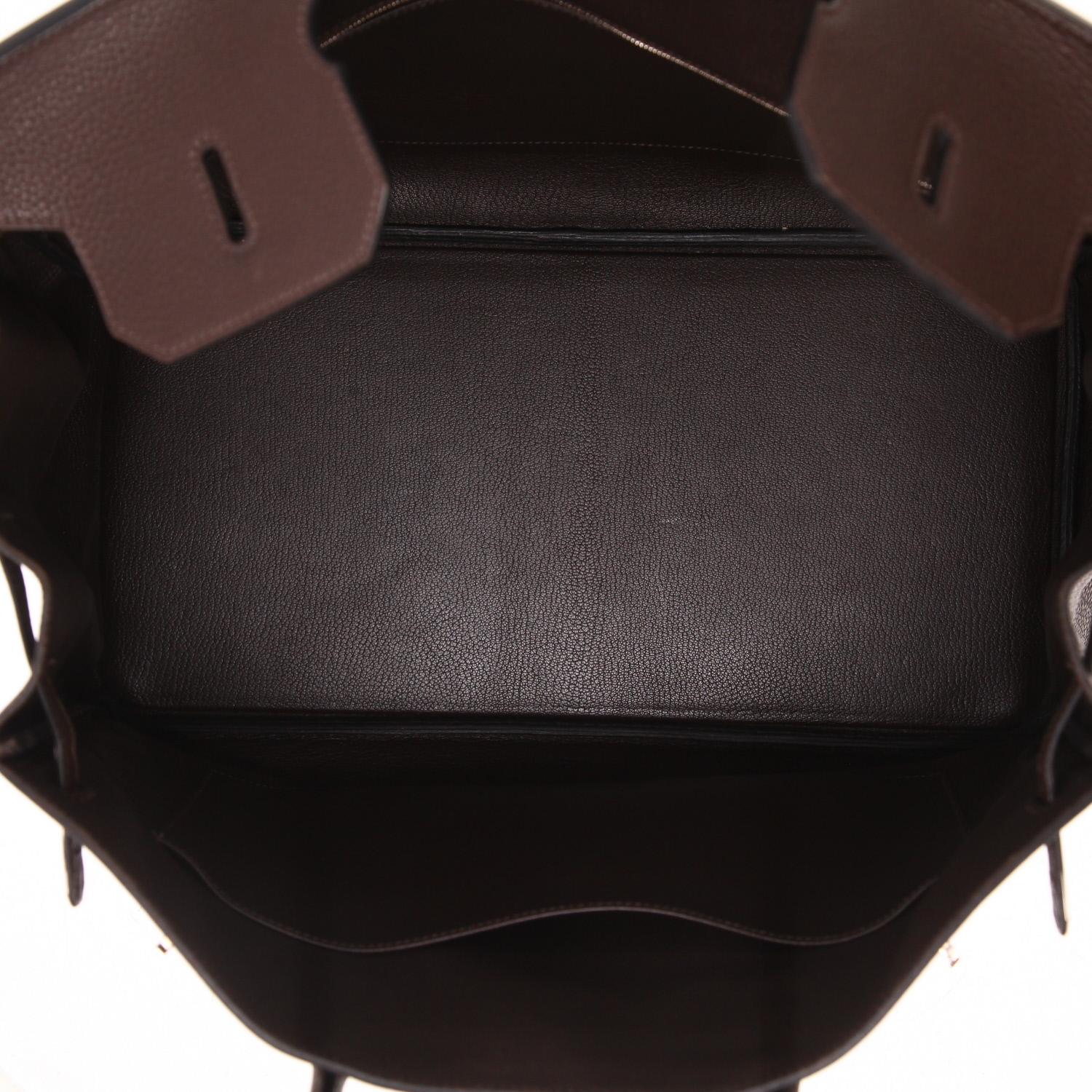 Borsa Hermès Birkin da 40 cm in pelle Togo marrone - Detail D3