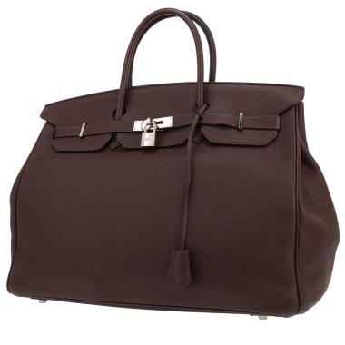 Hermès Birkin 40 cm handbag in brown Togo leather