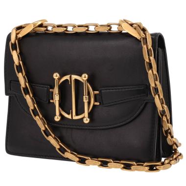 Dior  Direction shoulder bag  in black leather