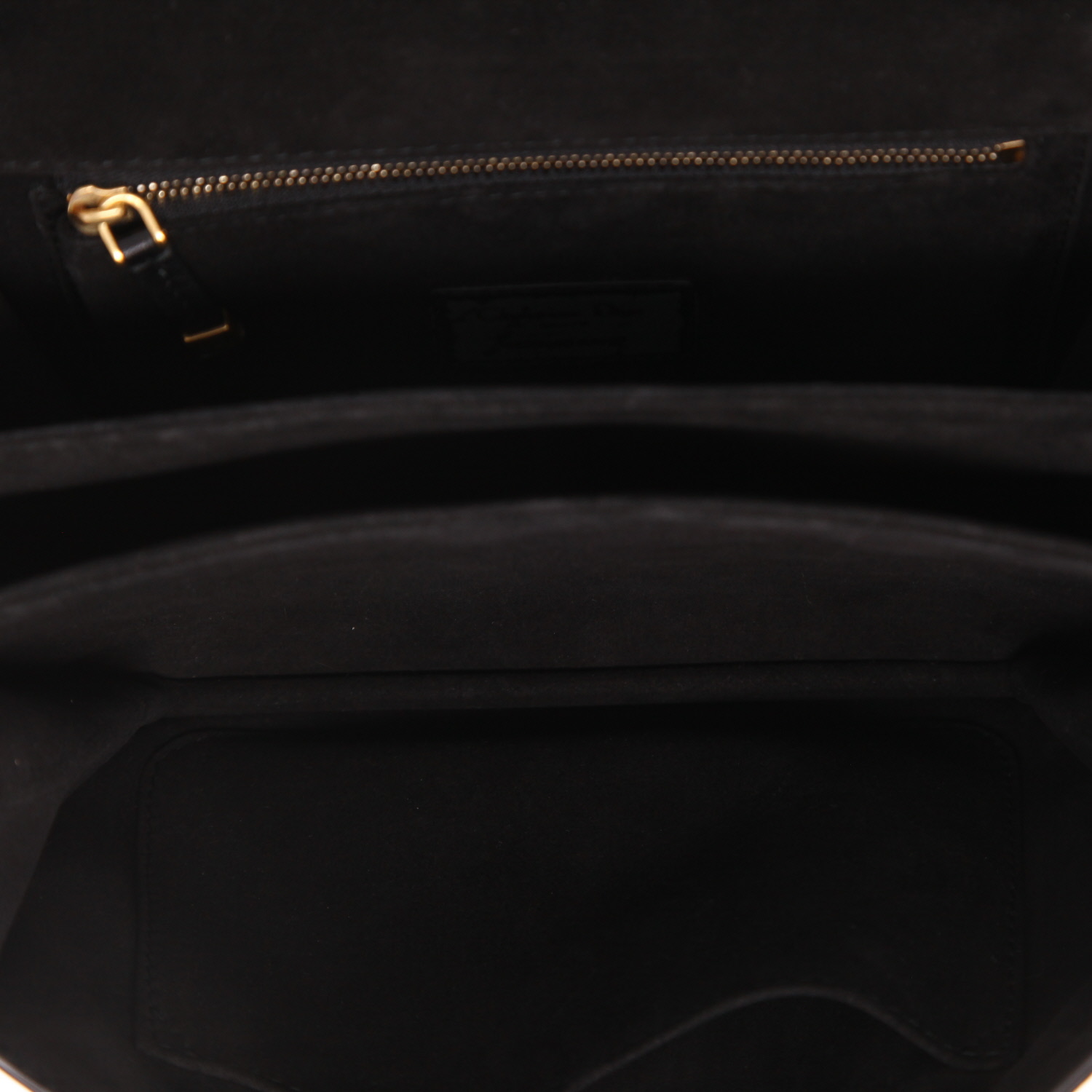 Sac bandoulière Dior  Dior21st en cuir noir - Detail D3